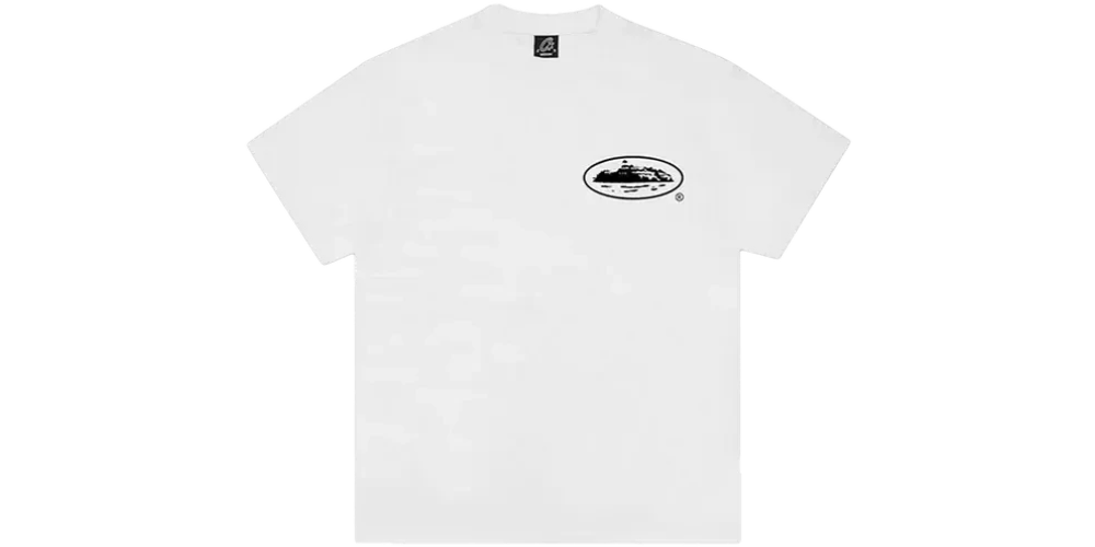 Corteiz OG Island Tee White/Black
