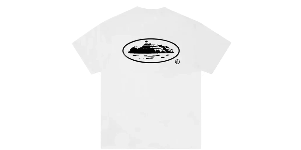 Corteiz OG Island Tee White/Black
