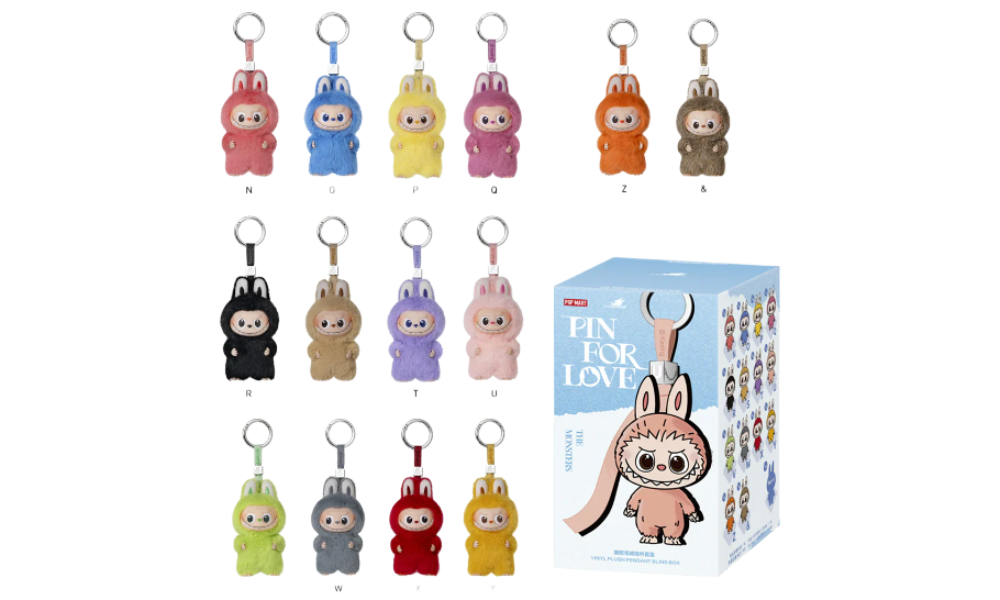 Pop Mart Labubu The Monsters - Pin for Love Series (N-Z)