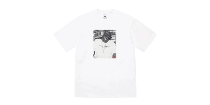Supreme Jordan Biggie S/S Top "White" - OutStockzz
