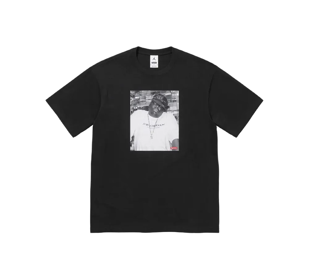 Supreme Jordan Biggie S/S Top "Black" - OutStockzz