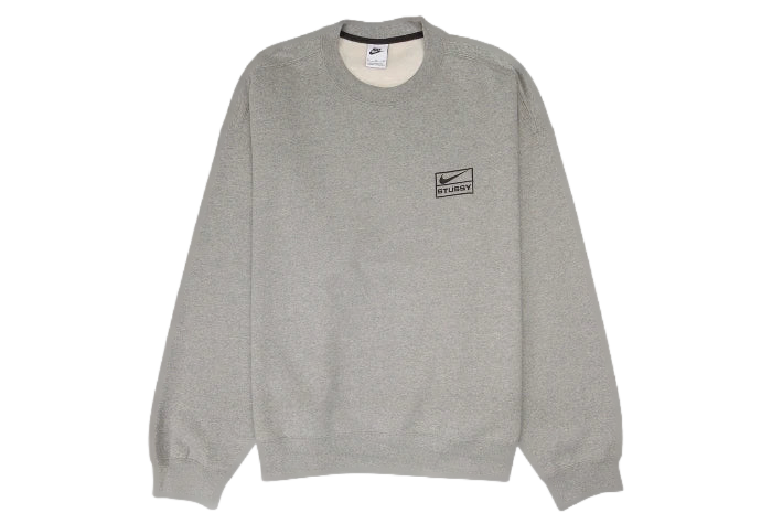 Nike x Stussy Crew Fleece Grey