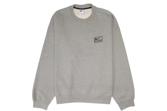 Nike x Stussy Crew Fleece Grey