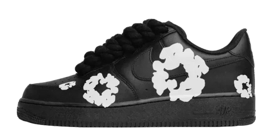 Nike Air Force 1 Rope Laces Denim Tears White - OutStockzz