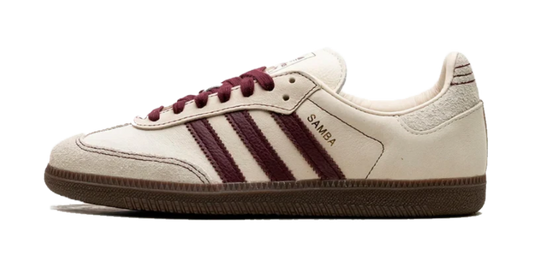 Adidas Samba OG Wonder White Maroon