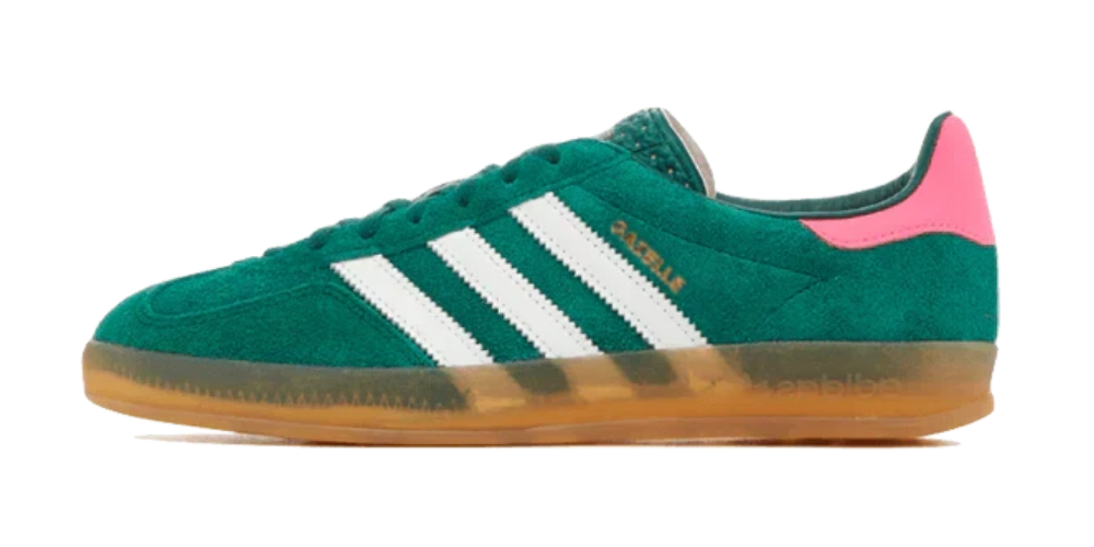 Adidas Gazelle Indoor Collegiate Green Lucid Pink