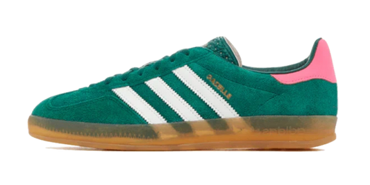 Adidas Gazelle Indoor Collegiate Green Lucid Pink