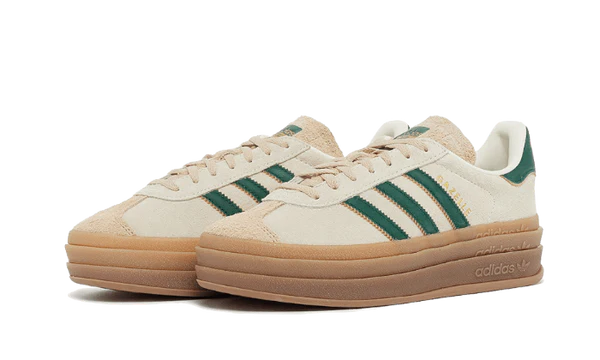 Adidas Gazelle Bold Magic Beige Collegiate Green